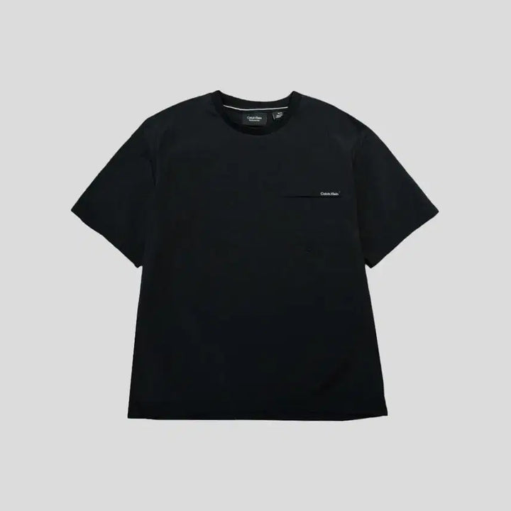 [SOLD OUT] 캘빈클라인 퍼포먼스 블랙 체스트포켓 리플렉티브 로고프린팅 나일론 블렌드