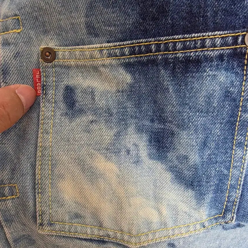 [BUNJANG] Zelado Daejeon Edition Type 1 Custom Jacket / 제라도 데님 자켓 대전판 1세대 커스텀  L사이즈
