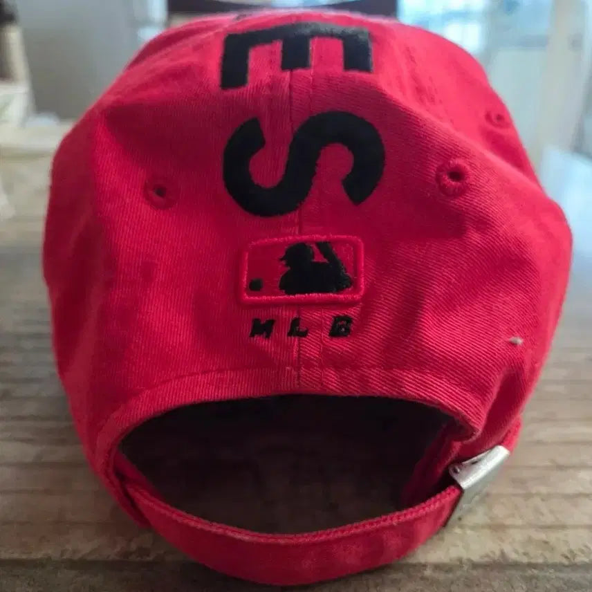 [BUNJANG] MLB Red Baseball Cap / MLB 레드 볼캡