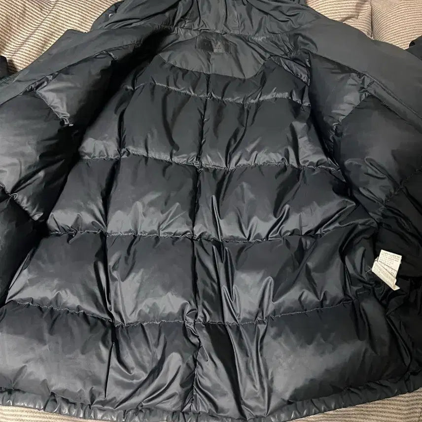[SOLD OUT] 타임옴므 오버핏 후드 구스다운 패딩 블랙