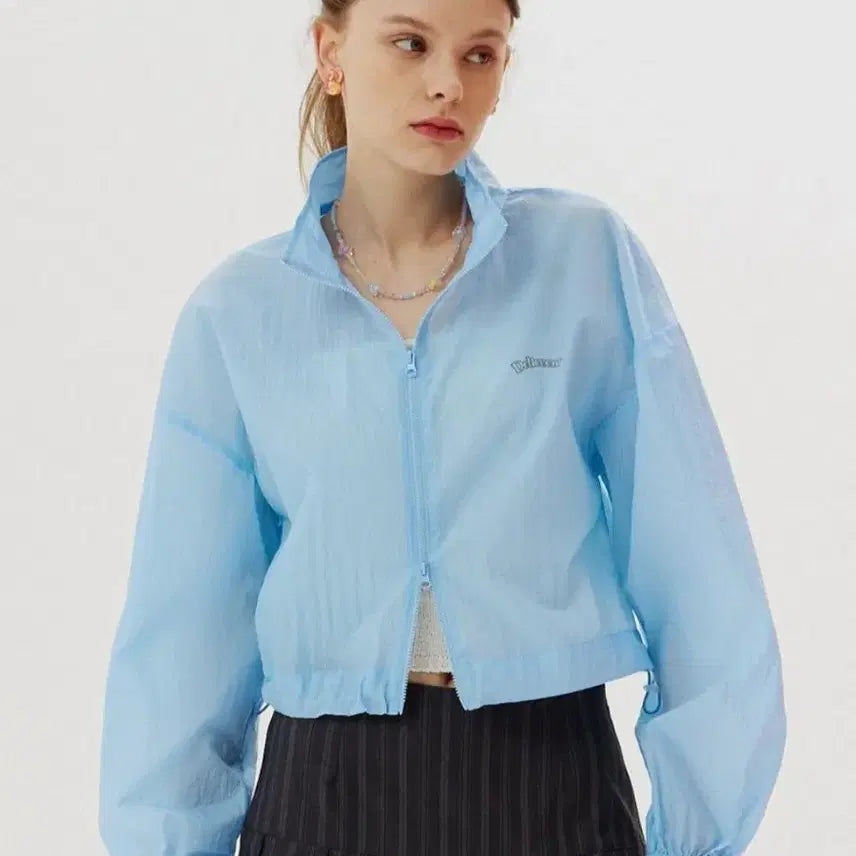 [BUNJANG] Wonderplace Lightweight Cropped Windbreaker Jacket / 원더플레이스 바람막이 점퍼