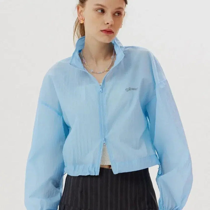 [BUNJANG] Wonderplace Lightweight Cropped Windbreaker Jacket / 원더플레이스 바람막이 점퍼