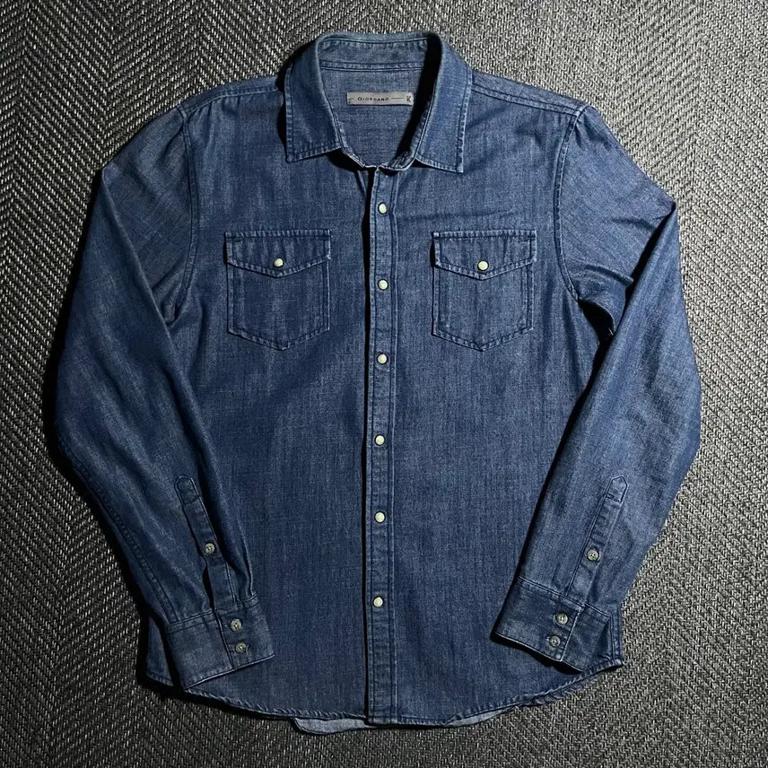 [BUNJANG] GIORDANO Denim Shirt / [XL] GIORDANO 지오다노 데님 셔츠