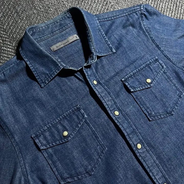 [BUNJANG] GIORDANO Denim Shirt / [XL] GIORDANO 지오다노 데님 셔츠