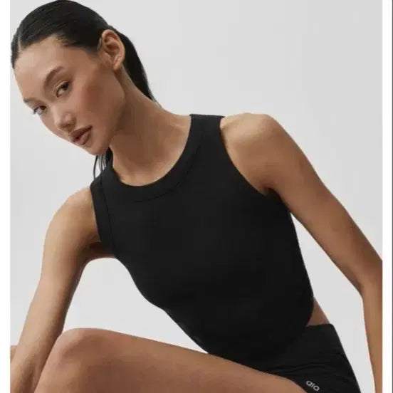 [BUNJANG] Alo Sway Bra Tank Top - Black / (새상품) 알로 나시 s