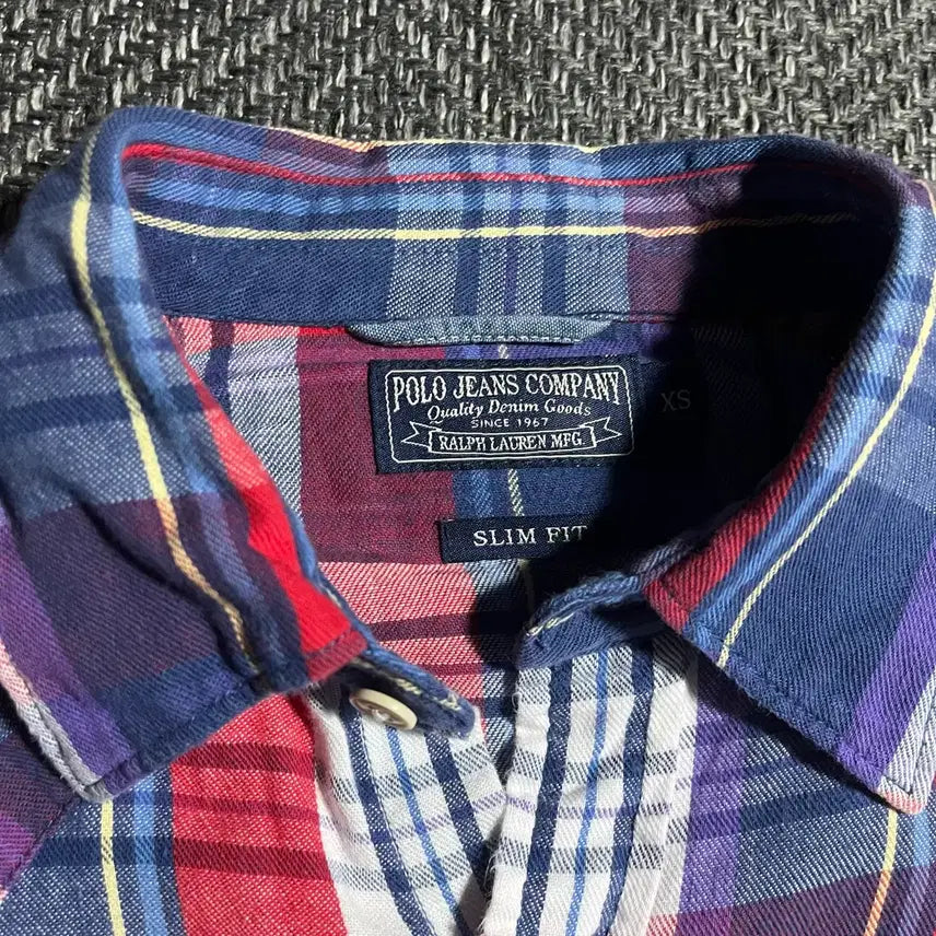 [BUNJANG] Polo Jeans Checkered Shirt / [XS] POLO JEANS 폴로진스 체크 셔츠