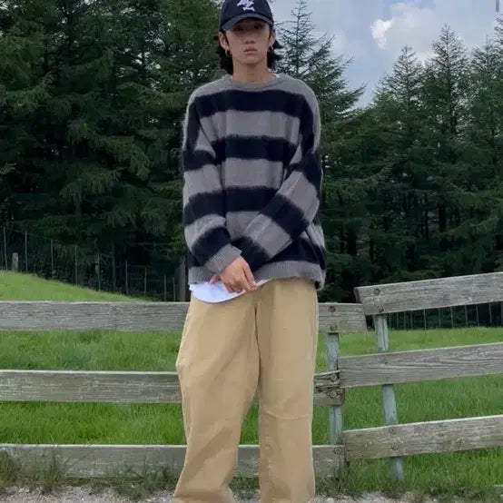 [BUNJANG] XTONZ Mohair Knit Sweater M / 엑스톤즈 모헤어 니트 M