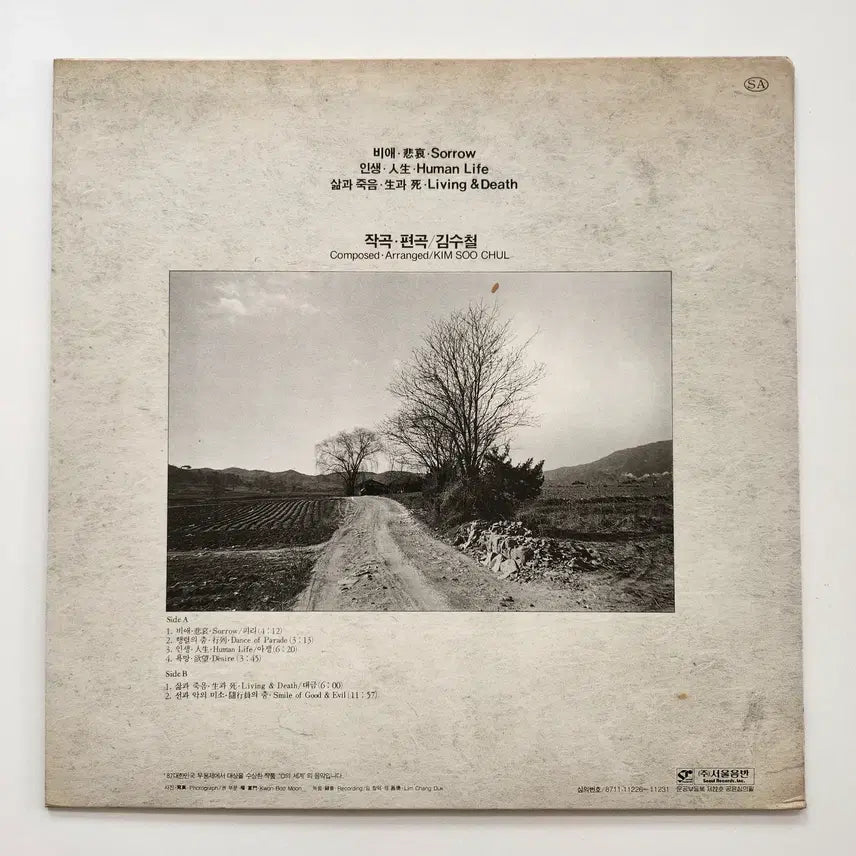 [BUNJANG] Kim Soo Chul 12th Anniversary LP / 김수철 (12주년 기념음반) LP / MINT