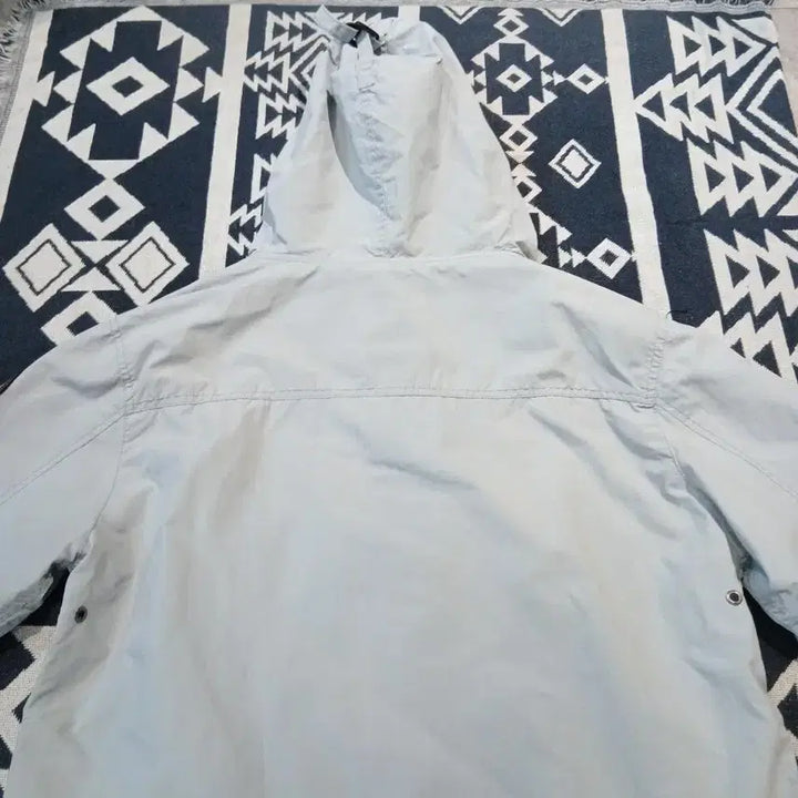 [SOLD OUT] NAPAPIJRI 나파피리 그레이 로고패치 레인포레스트 레귤러핏 하프집업