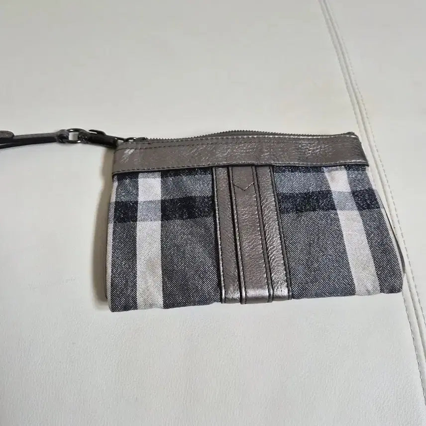 [BUNJANG] Burberry Check Pattern Mini Clutch Bag / 버버리 체크 패턴 미니 클러치 백