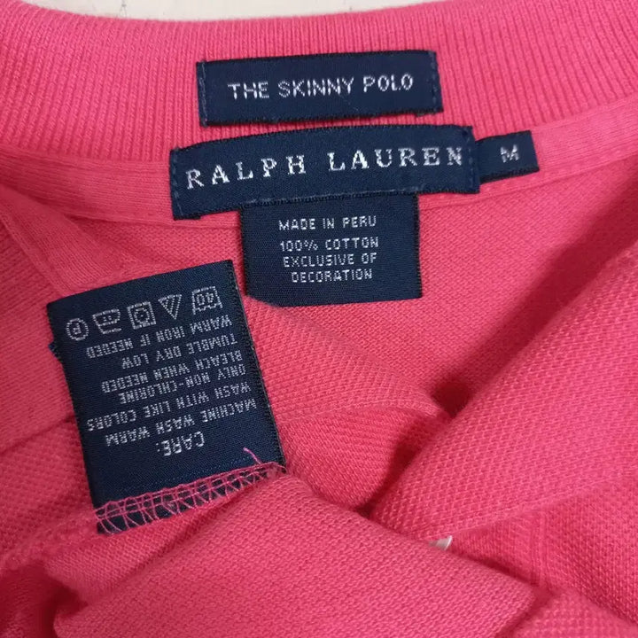 [BUNJANG] Ralph Lauren Pink Polo Shirt / B4-27/랄프로렌 핑크 카라티