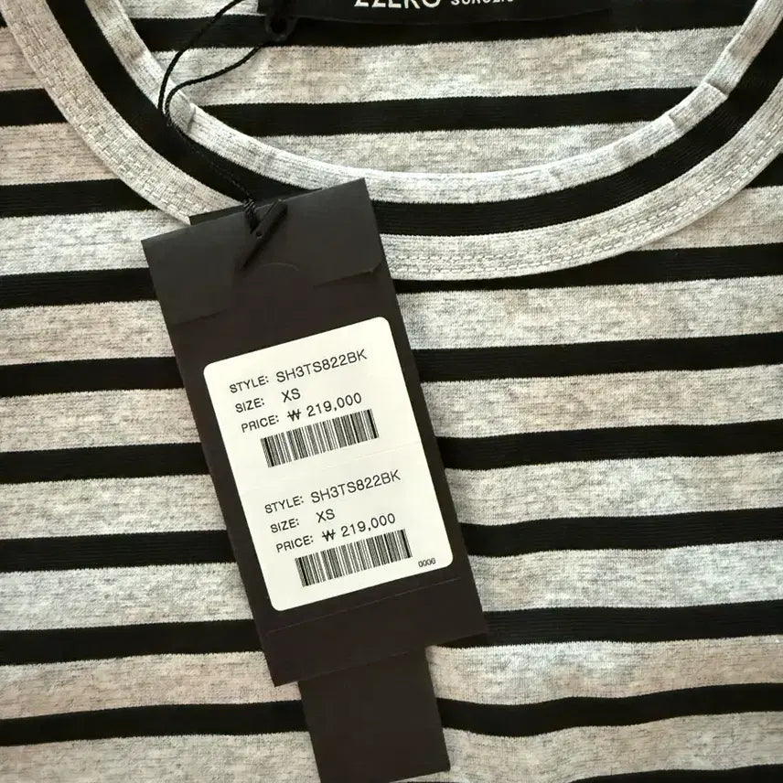 [SOLD OUT] 송지오 지제로 커브컷 티셔츠 블랙 - XS 사이즈
