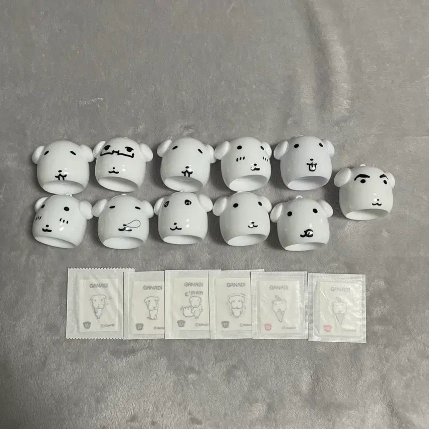[BUNJANG] Ganady Milk Keyring, Rare Stickers Bundle Set / 가나디 우유 키링 드볼 띠부씰 레어 2 5 8 24 37