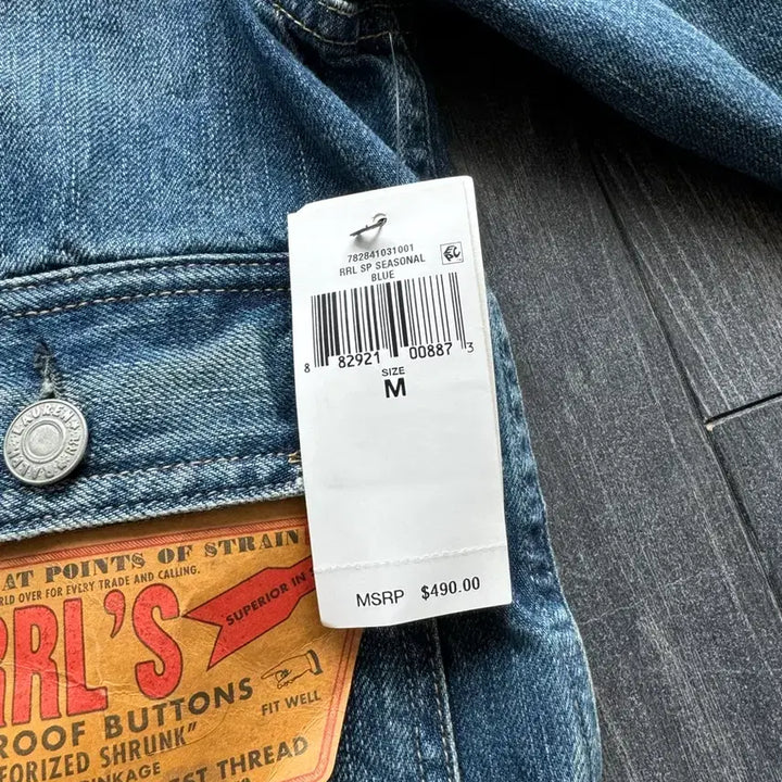 [BUNJANG] RRL Overdale Denim Trucker Jacket M / RRL 더블알엘 오버데일 데님 트러커 자켓 M