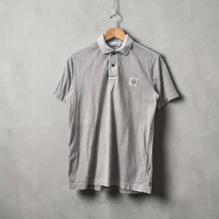 [BUNJANG] Stone Island Polo Shirt / 스톤아일랜드 반팔 카라티 95 M280
