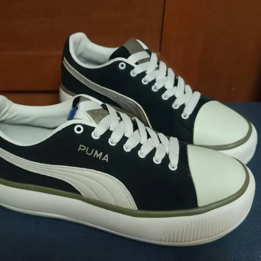 [BUNJANG] Puma Leather Sneakers / 푸마 퓨마 새상품 255 가죽 운동화 스니커드