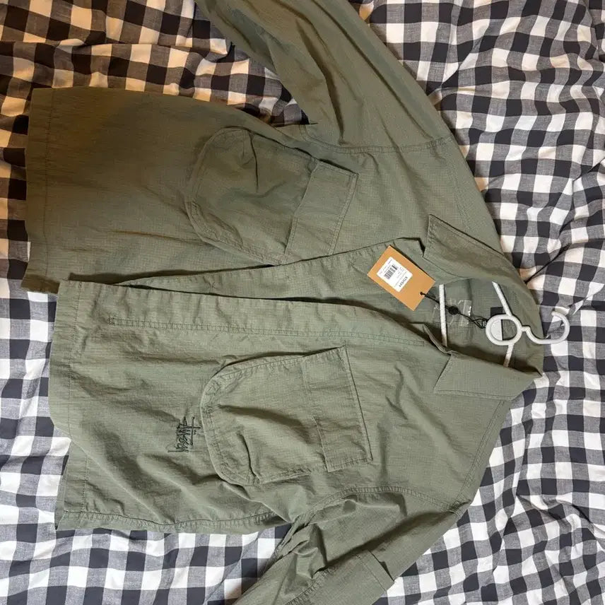[BUNJANG] Stussy Olive Jacket M / 스투시 올리브 자켓 M