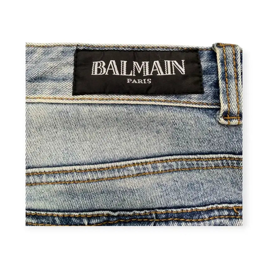 [SOLD OUT] 36)발망 워싱 데님 청바지 라이트블루 아이스진 데님팬츠