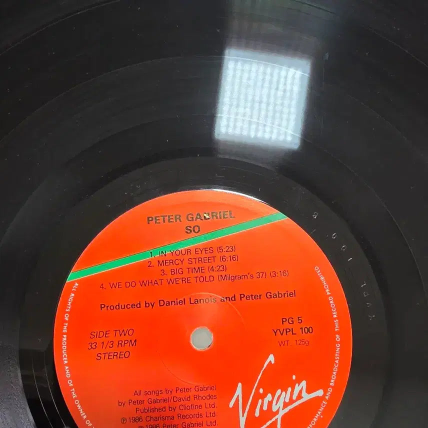 [BUNJANG] Peter Gabriel LP Vinyl Record / 피터 가브리엘 LP