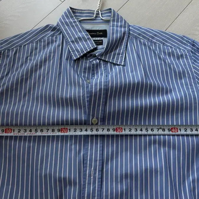 [BUNJANG] Massimo Dutti Blue Stripe Shirt Bundle Set / 마시모두띠 블루 스트라이프 셔츠 2장 일괄