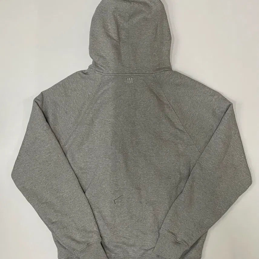[SOLD OUT] 아미 스몰로고 그레이 후드집업