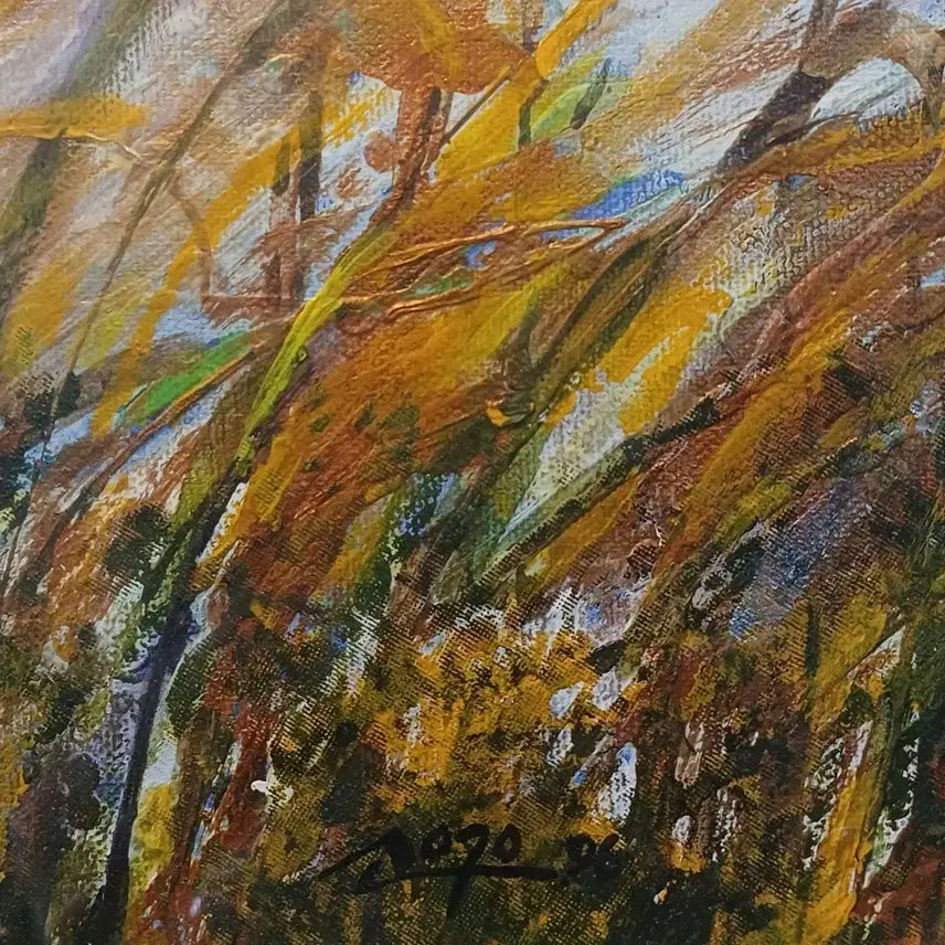 [BUNJANG] 서양화 액자 갈대 그림 바람의 속삭임(F8) / 서양화 액자 갈대 그림 바람의 속삭임(F8)