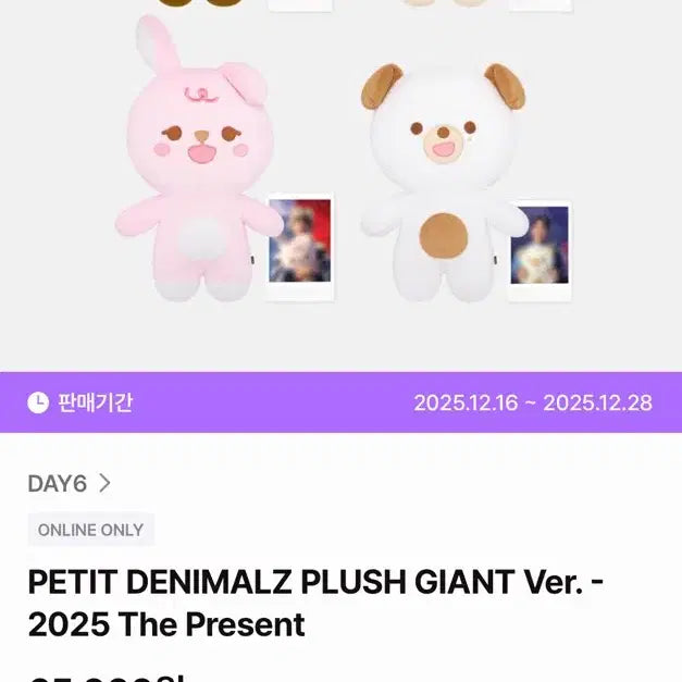 [BUNJANG] Day6 Giant Bbumeol Case / 데이식스 자이언트 쁘멀 케 원가양도