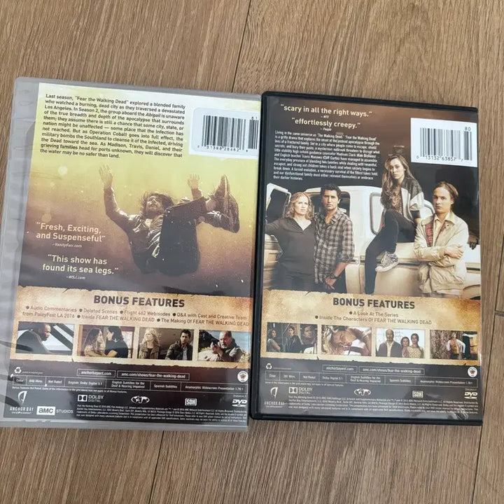 [BUNJANG] Fear the Walking Dead Season 1+2 DVD Set / 피어 더 워킹 데드 시즌1+2 DVD 세트