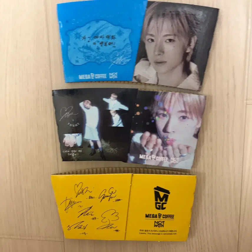 [BUNJANG] NCT WISH Yuushi Mega Coffee Cup Holder Bundle Set / 엔시티위시 메가커피 컵홀더 유우시 일괄