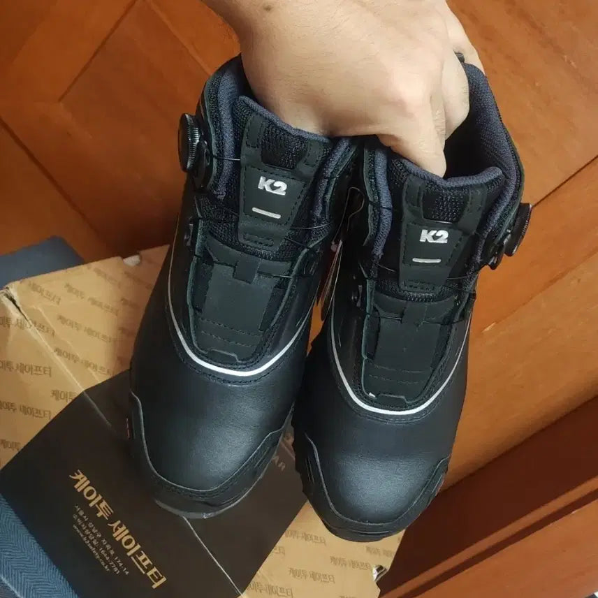 [SOLD OUT] 케이투 K2 가죽 다이얼 안전화 새생품 250 등산화