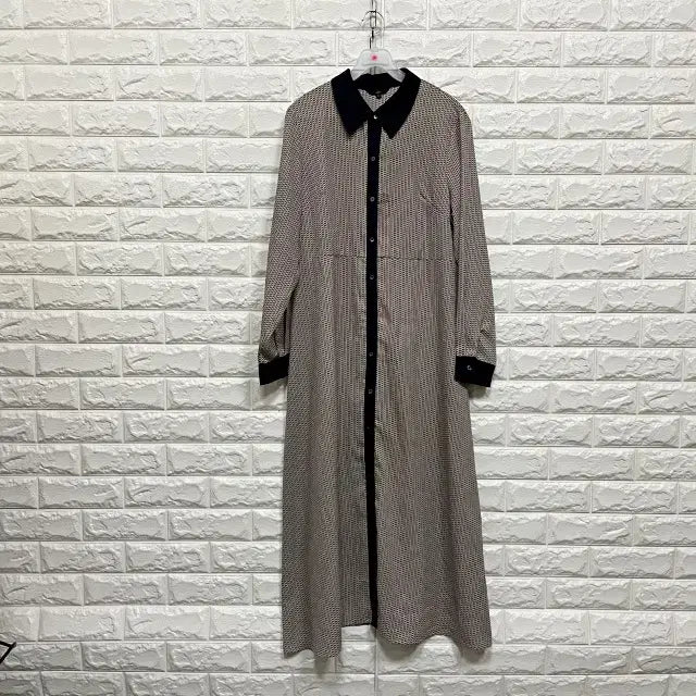 [BUNJANG] Unbranded Pattern Long Sleeve Dress / ㅌ247 패턴 긴팔 원피스