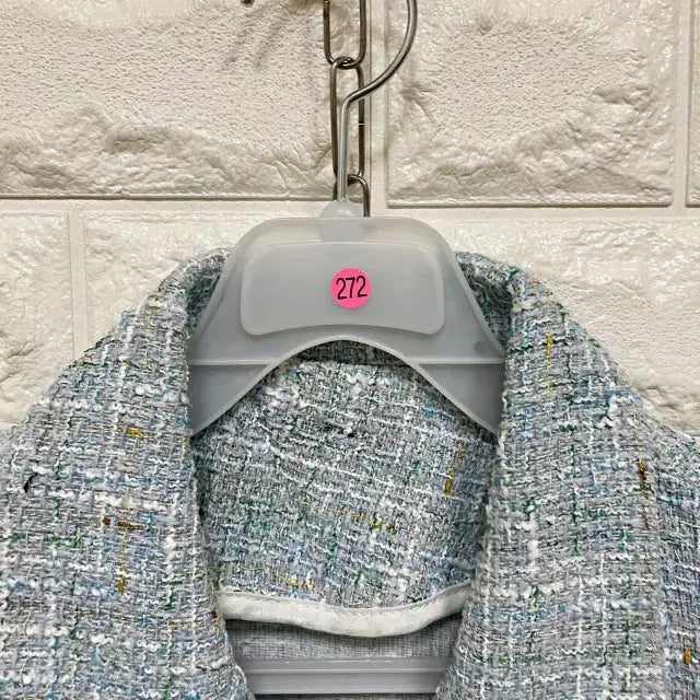 [BUNJANG] Tweed Cropped Short Sleeve Jacket / ㅌ272 트위드 반팔 크롭 자켓