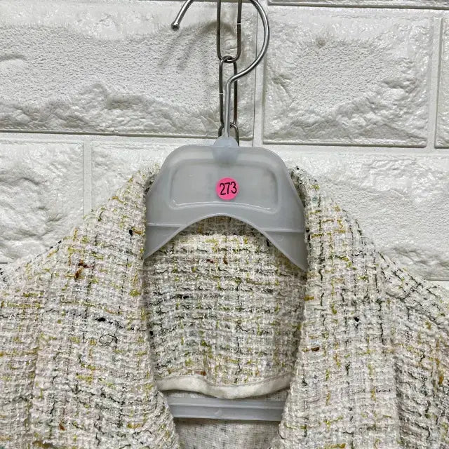 [BUNJANG] Tweed Cropped Jacket / ㅌ273 트위드 반팔 크롭 자켓