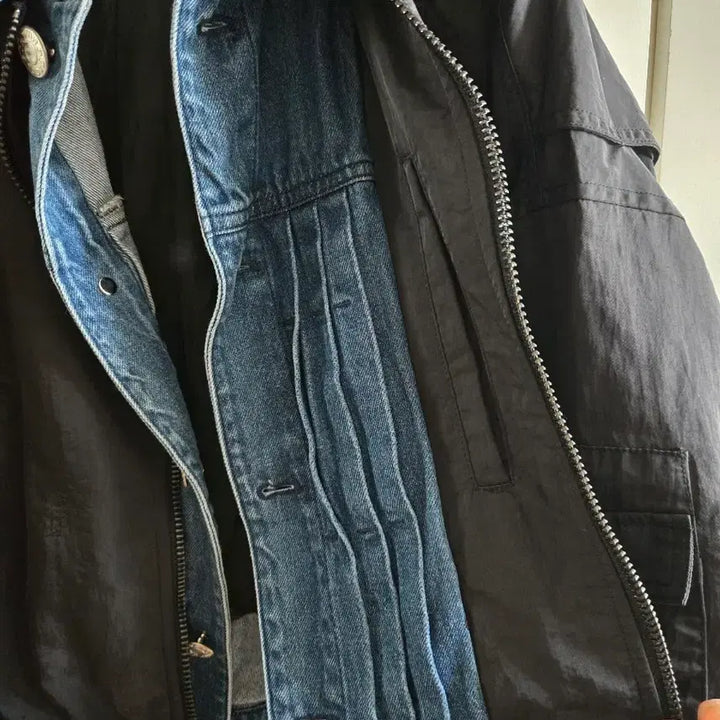 [BUNJANG] Zambay Black Denim Collar Jacket / ADRENALINE (잠뱅이)블랙 데님 카라 자켓