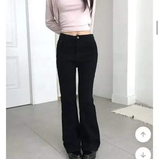 [BUNJANG] Luce High-Waist Bootcut Denim Pants / 루세 하이웨스트 부츠컷 데님 팬츠 청바지 에이블리