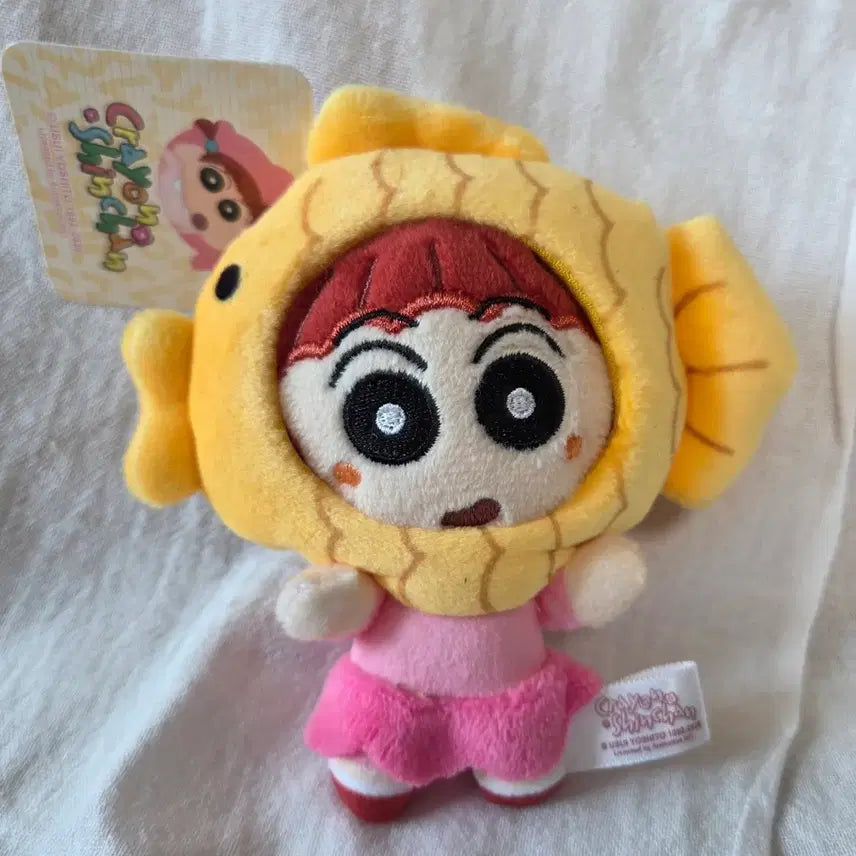 [BUNJANG] Crayon Shin-chan Yuri Fish Bread Doll Keyring / 짱구는 못말려 유리 붕어빵 인형 키링