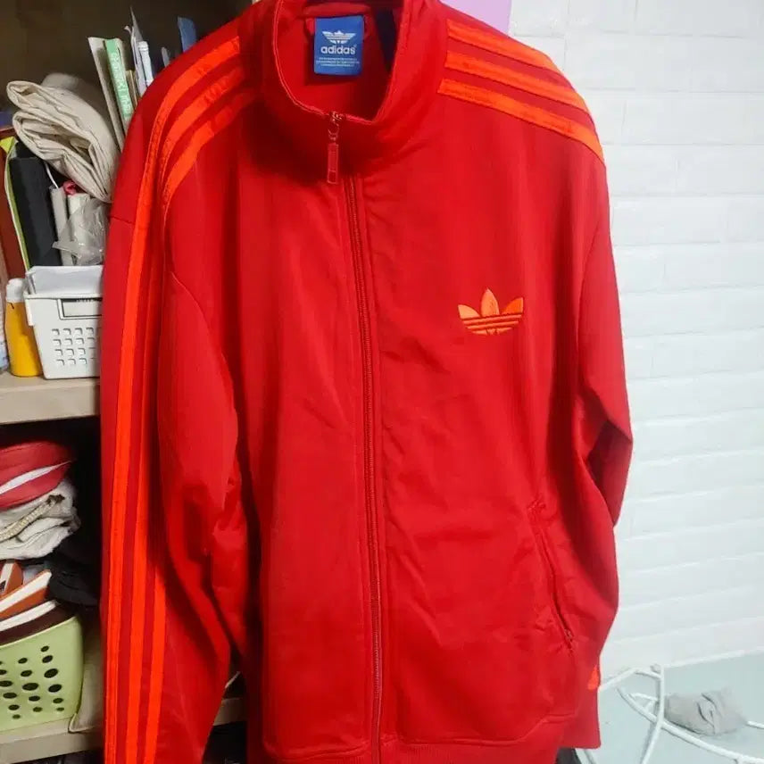 [BUNJANG] Adidas Firebird Red/Orange Tracksuit Set / 아디다스 파이어버드 빨주 세트 팝니다 105/100