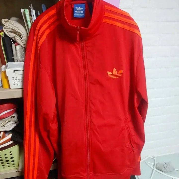 [BUNJANG] Adidas Firebird Red/Orange Tracksuit Set / 아디다스 파이어버드 빨주 세트 팝니다 105/100