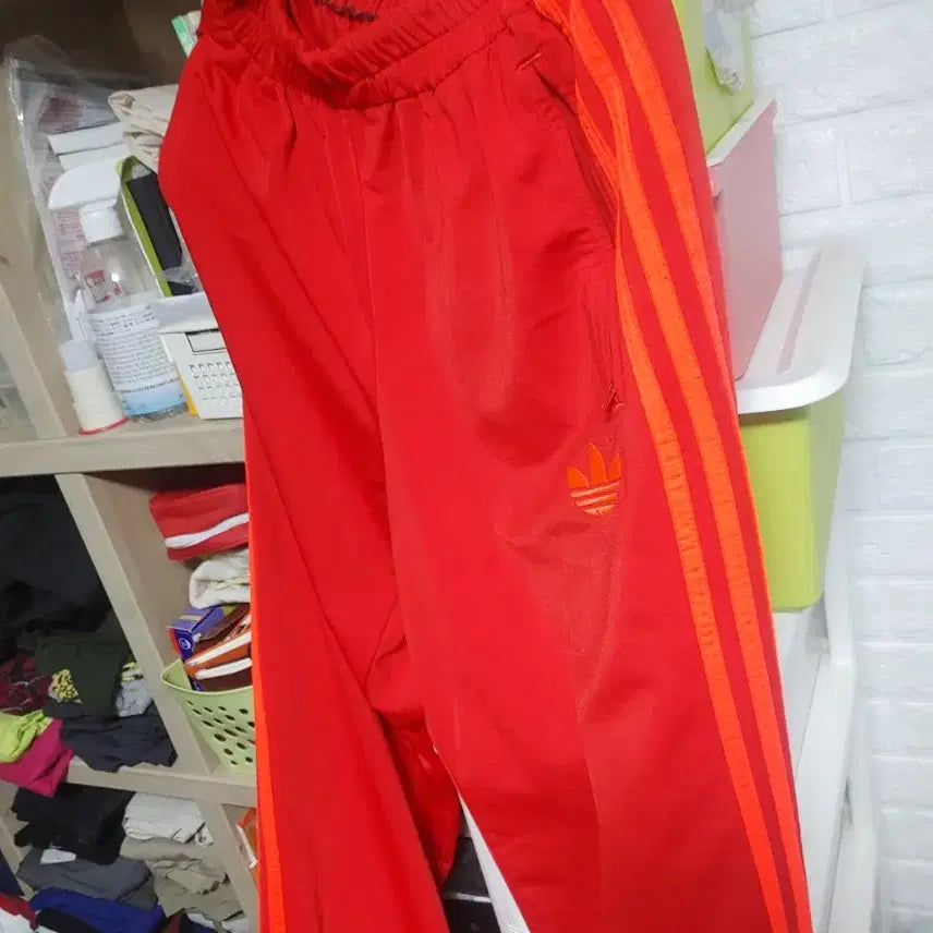 [BUNJANG] Adidas Firebird Red/Orange Tracksuit Set / 아디다스 파이어버드 빨주 세트 팝니다 105/100