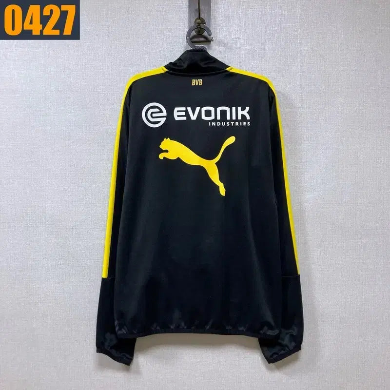 [BUNJANG] Puma Dortmund Half-Zip Training Track Top / 95 PUMA 퓨마 도르트문트 반집업 트레이닝 트랙탑 M