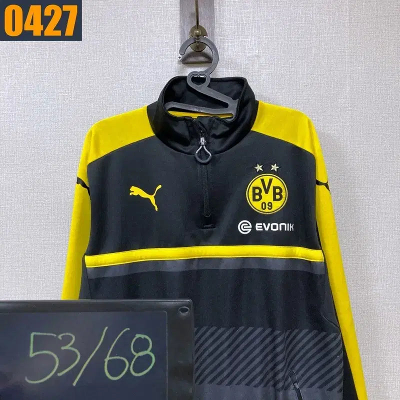 [BUNJANG] Puma Dortmund Half-Zip Training Track Top / 95 PUMA 퓨마 도르트문트 반집업 트레이닝 트랙탑 M