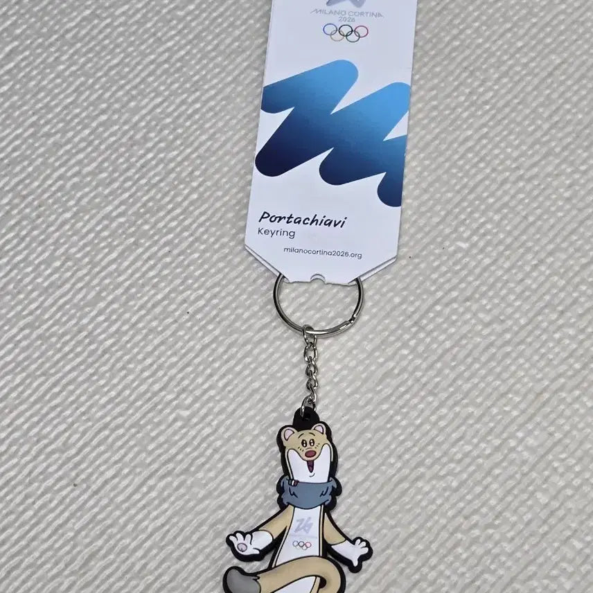 [BUNJANG] Milano Cortina 2026 Mascot Keyring / 밀라노 코르티나 2026 마스코트 키링