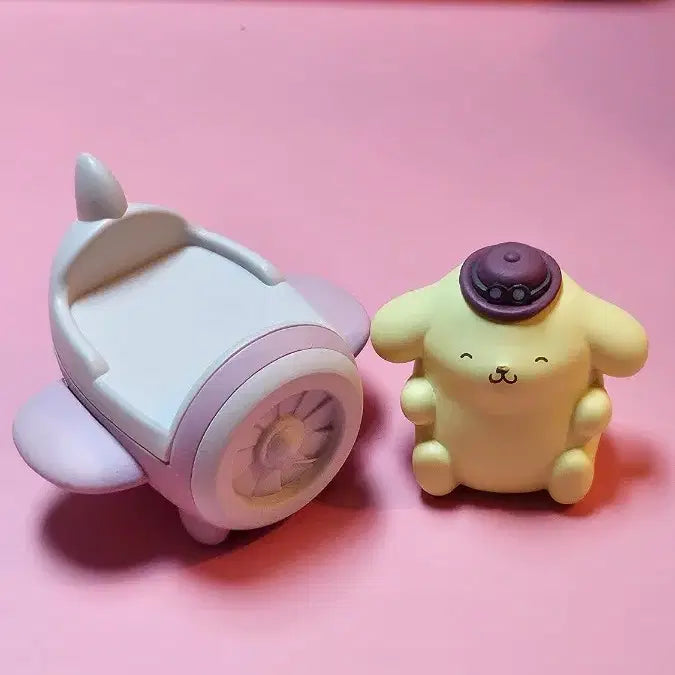 [BUNJANG] Sanrio Pompompurin Airplane Mini Figure / 산리오 폼폼푸린 비행기 미니 피규어