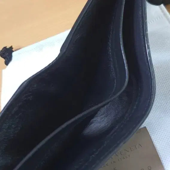 [BUNJANG] Bottega Veneta Black Leather Wallet / 보테가베네타 반지갑/지갑 블랙 정품A급(감정O)