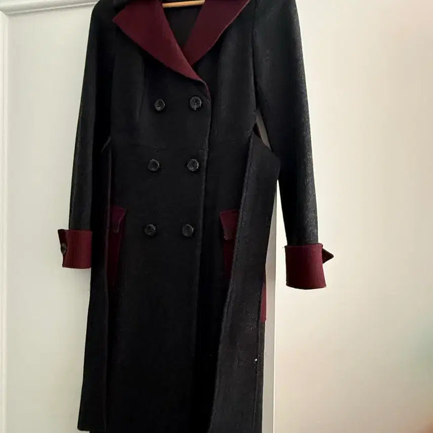[BUNJANG] DVF Diane Von Furstenberg Charcoal Wool Coat / dvf 다이앤본퍼스트버그 코트