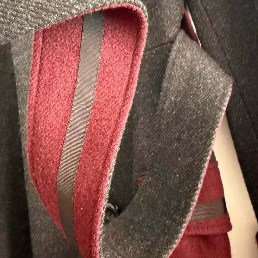 [BUNJANG] DVF Diane Von Furstenberg Charcoal Wool Coat / dvf 다이앤본퍼스트버그 코트