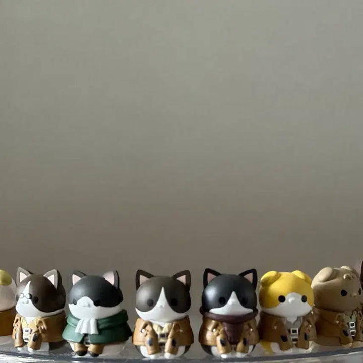 [BUNJANG] Attack on Titan Mega Cat 8-Piece Set (Unsealed) / (개봉)진격의거인 메가캣 8종세트