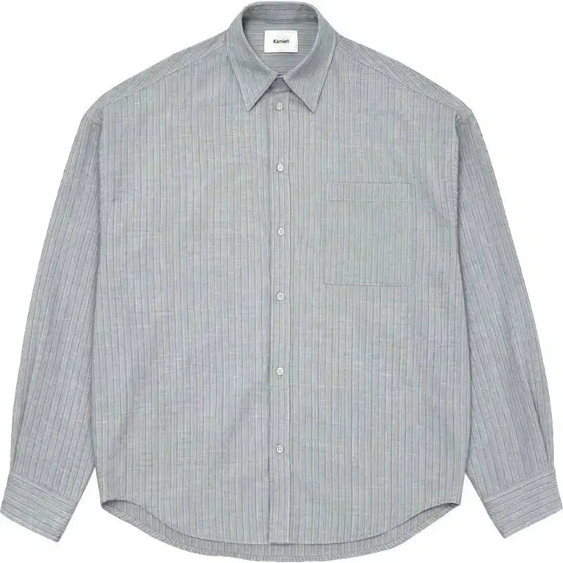 [BUNJANG] Kamien Heavy Stripe Shirt / [3] 카미엔 헤비 스트라이프 셔츠