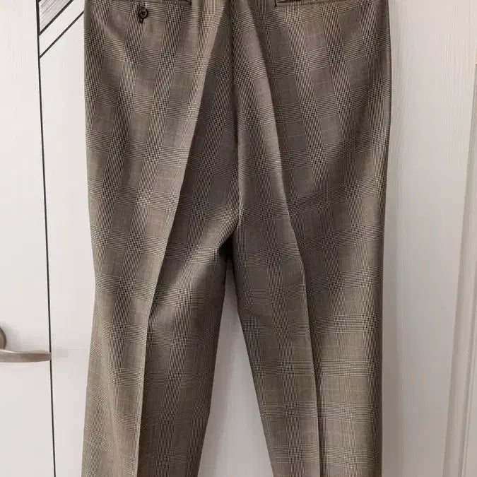 [BUNJANG] J.PRESS Glen Check Double Pleat Wool Trousers / 제이프레스 글렌체크 투턱 울 슬랙스