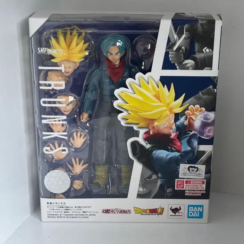 [SOLD OUT] shf 미래 트랭크스 (슈퍼,원기검) - 드래곤볼 shf 피규어 시리즈